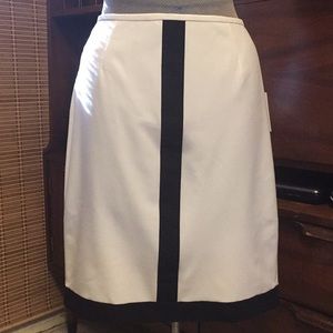 Calvin Klein White and Black Pencil Skirt 12